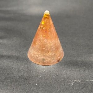 Sparkling Cone resin decorative cylinder (handmade)